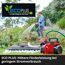 Gartenpumpe mit Schlauch