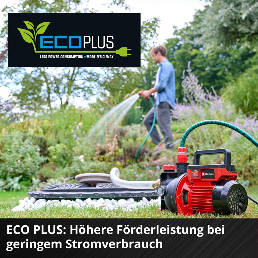 Gartenpumpe mit Schlauch