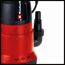 Rote Einhell Schmutzwasserpumpe