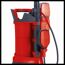 Rote Schmutzwasserpumpe