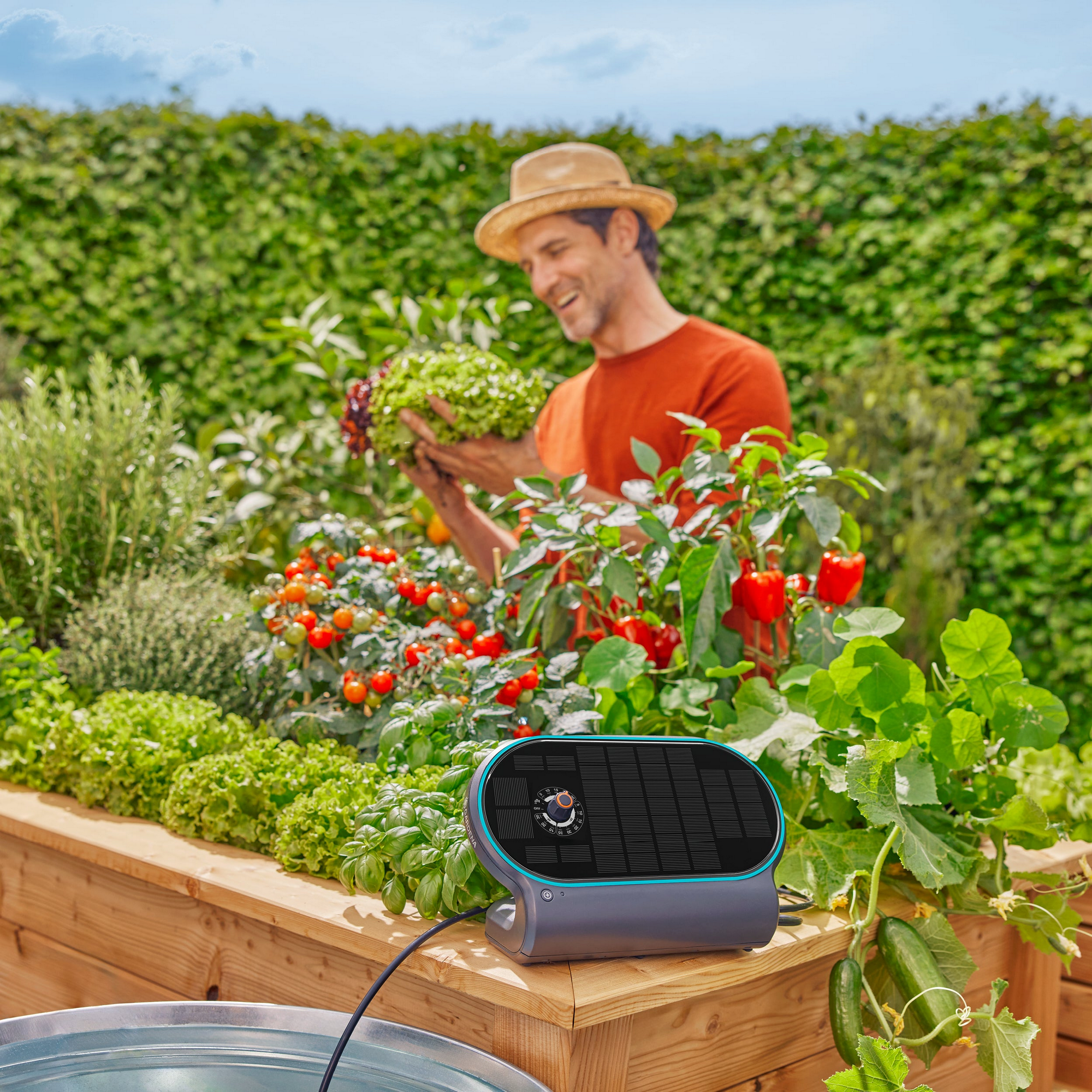 Solar-Bewässerungs-Set 'AquaBloom L' automatische Bewässerung