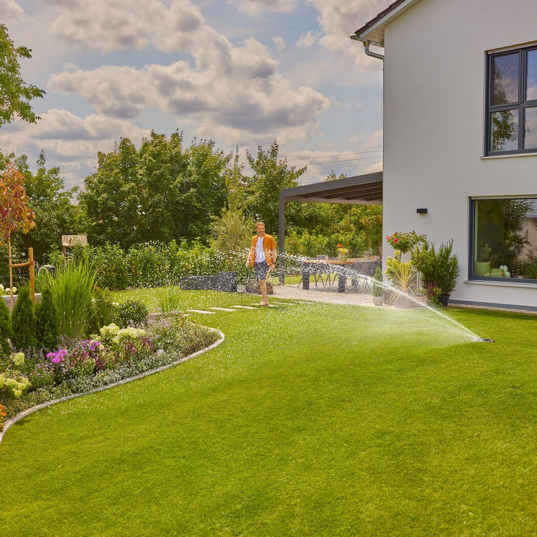 Bewässerungssystem 'AquaPrecise' 3/4'' solarbetrieben 320 m²
