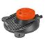 6-Flächenregner 'Classic Boogie' orange/schwarz 11-100 m²
