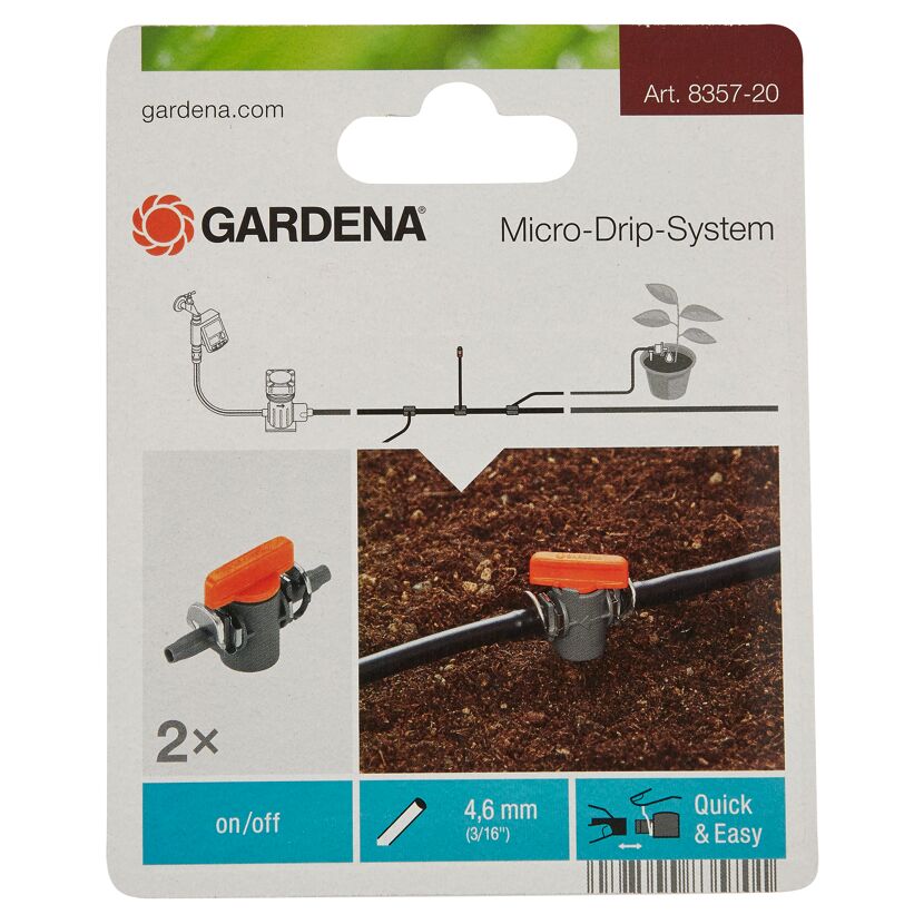 Gardena Micro-Drip-System Absperrventile