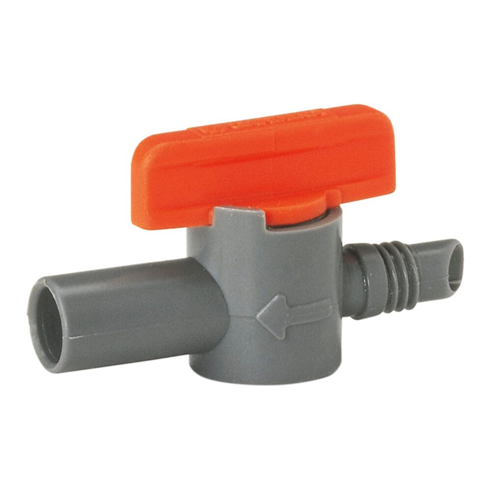 Graues MDS-Regulierventil mit orangem Hebel