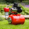 Hauswasserwerk mit Vorfilter im Garten
