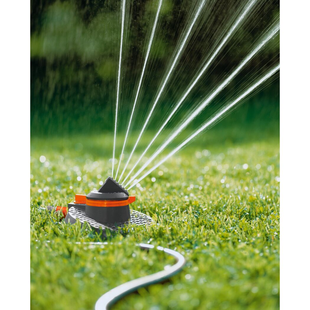 Teil- und Vollkreisregner 'Tango' orange/schwarz 9-310 m²