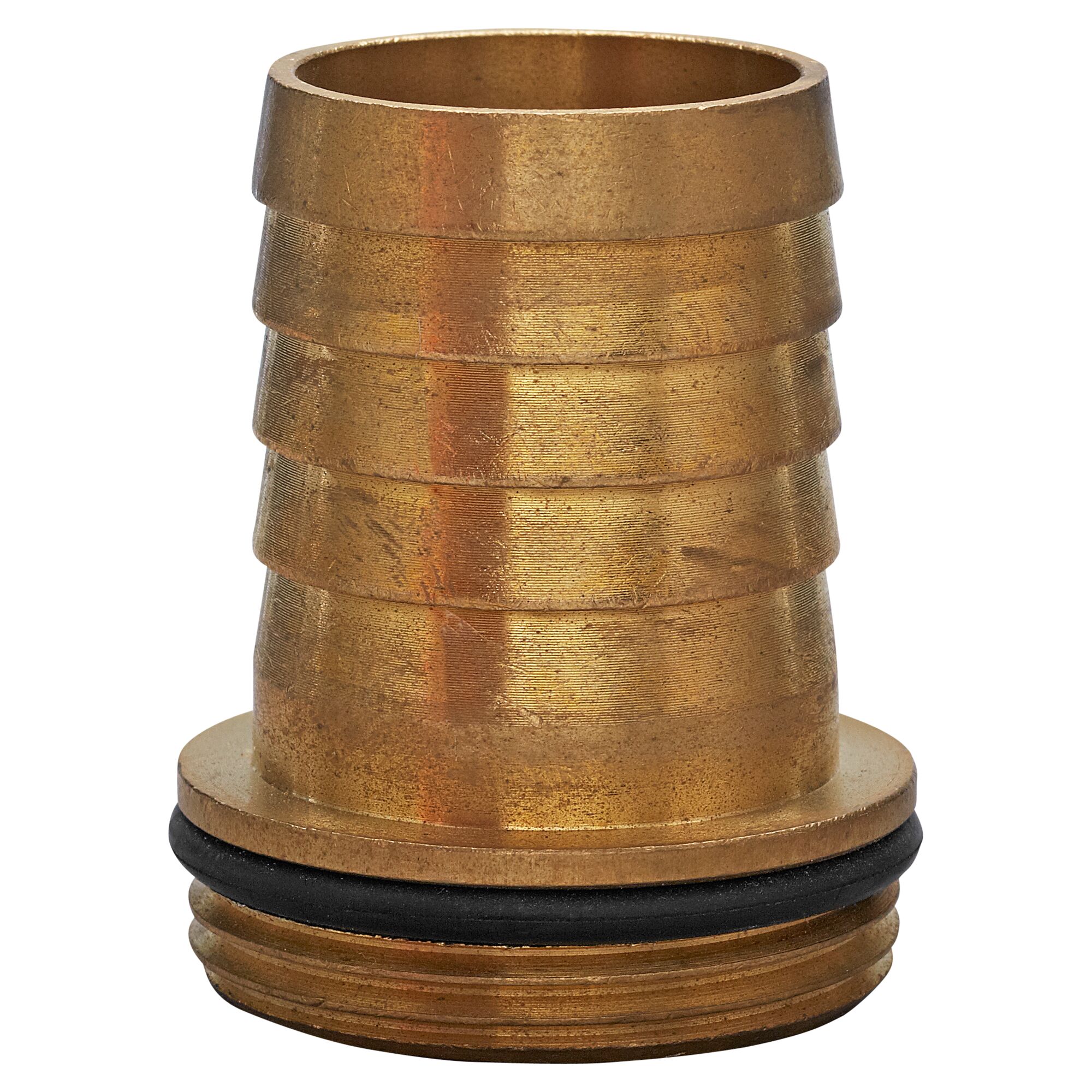 Messing-Tülle mit Bund und O-Ring-Dichtung