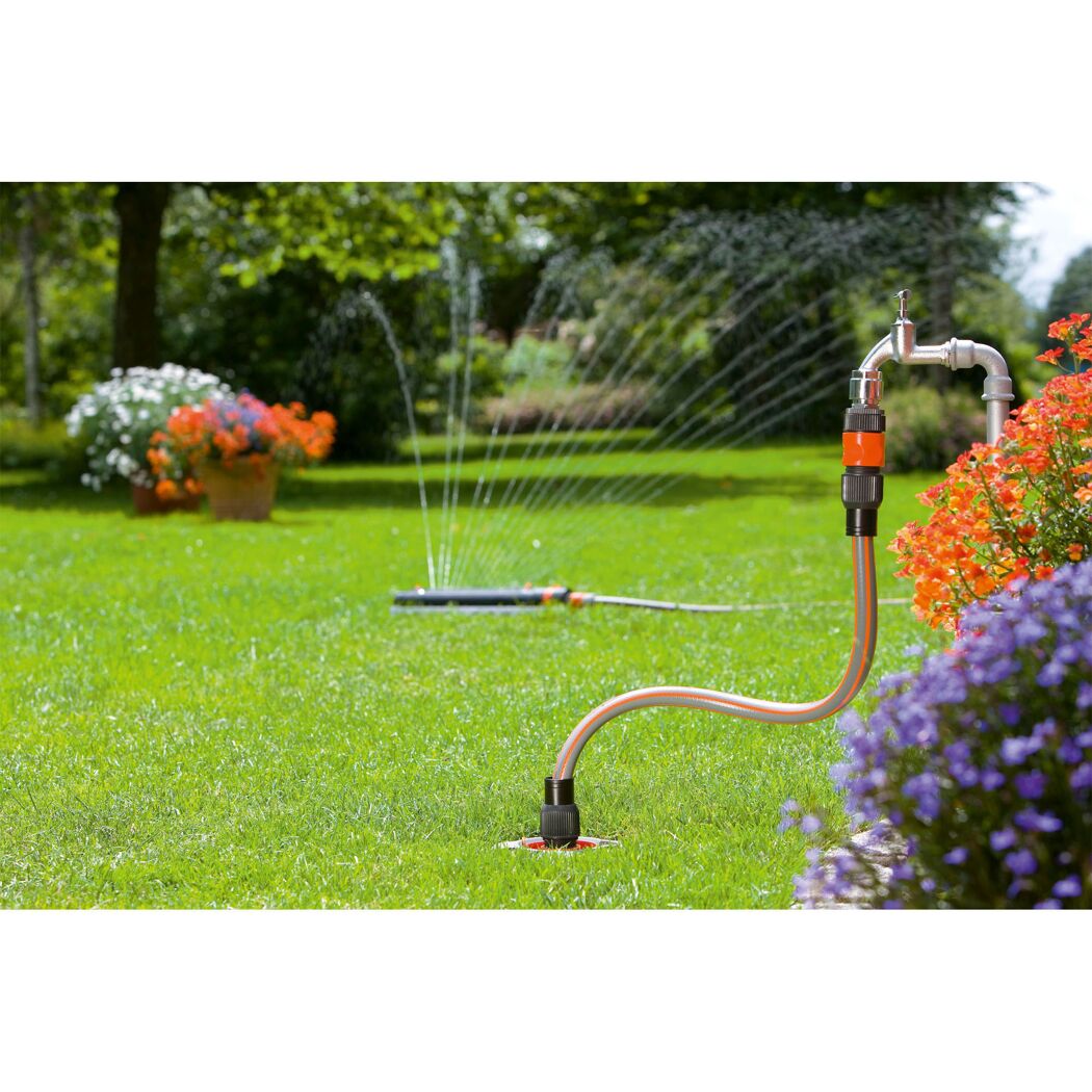Start-Set für GartenPipeline im Rasen mit Sprinkler