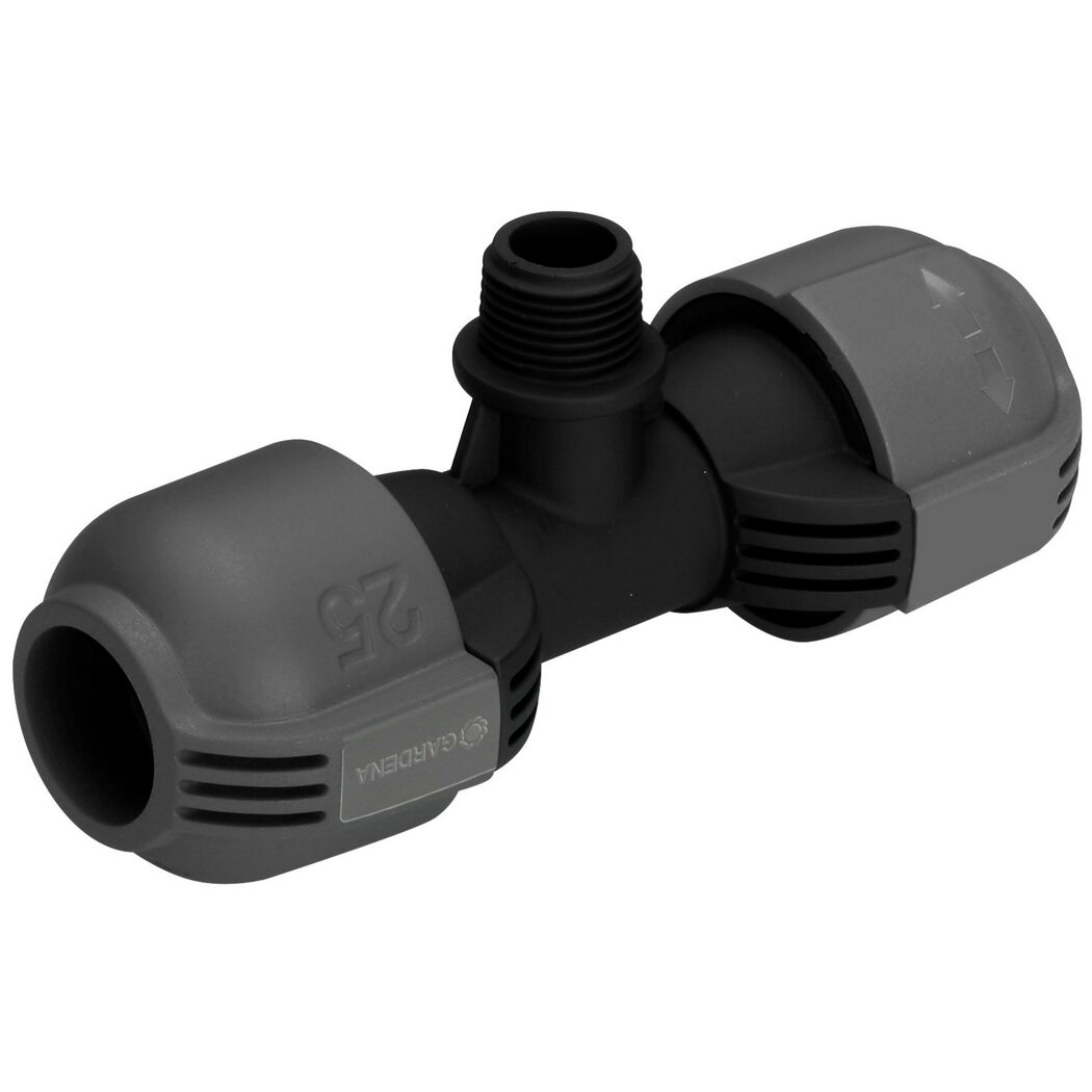 T-Stück für Sprinklersystem Ø 25 mm x 13 mm (1/2") AG