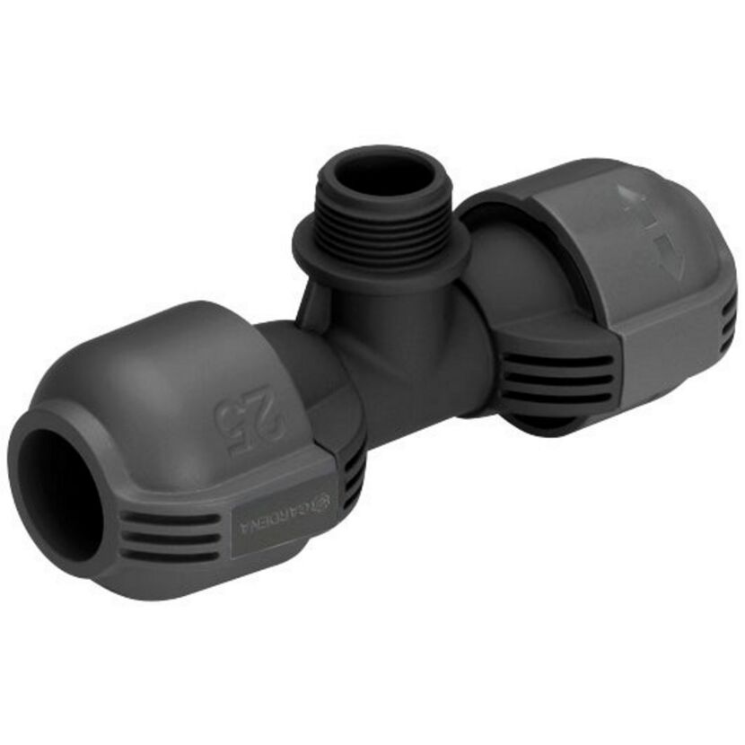 T-Stück für Sprinklersystem Ø 25 mm x 19 mm (3/4") AG