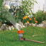 4-Flächenregner 'Classic Twist-Aktion' grau/orange 64-100 m²