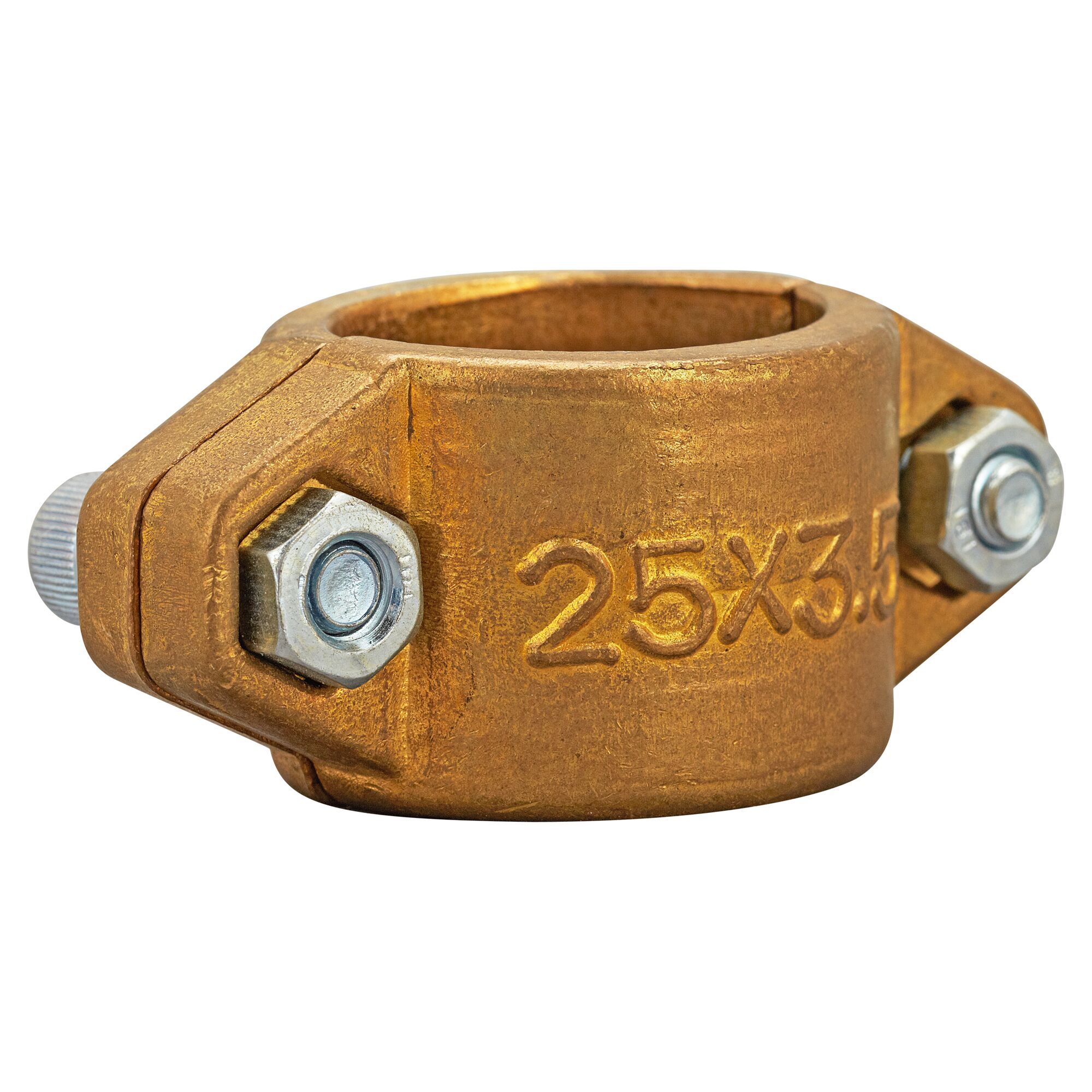 Messing-Klemmschale mit zwei Schrauben