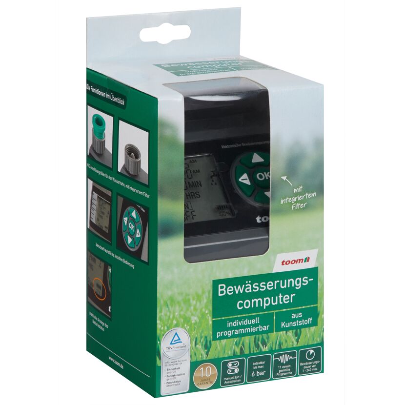 Bewässerungscomputer von toom in Verpackung