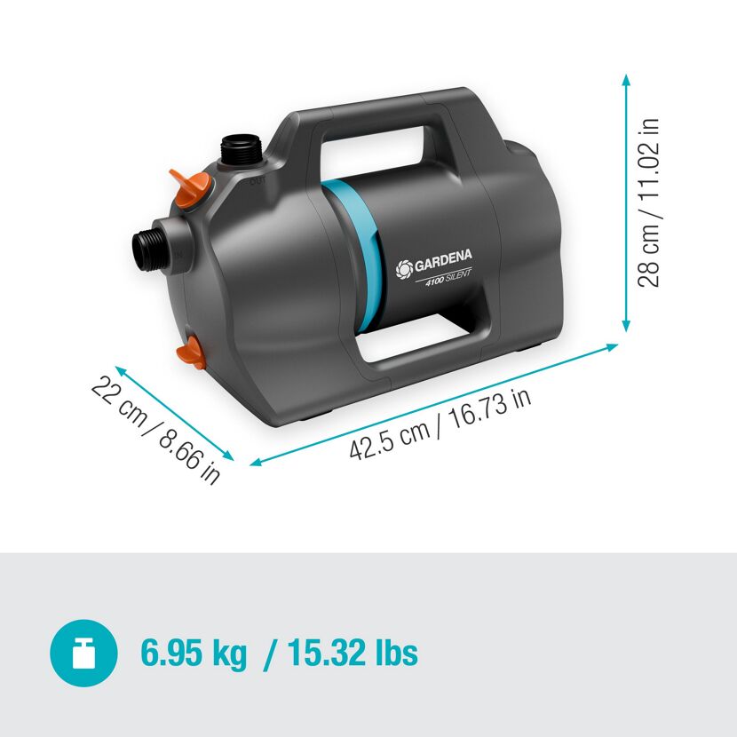 Gartenpumpe '4100 Silent' 550 W 4100 l/h