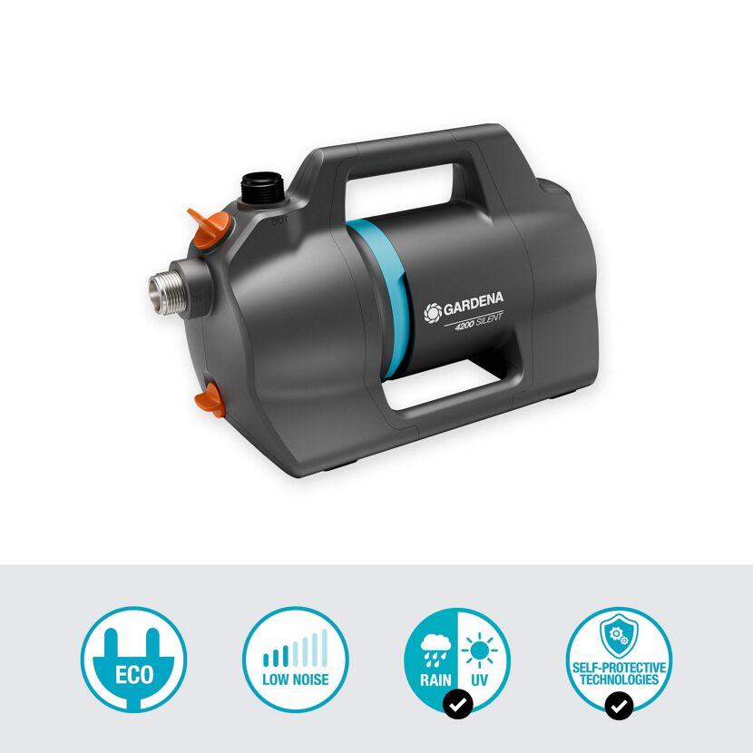 Gartenpumpe Set '4200 Silent' 600 W 4200 l/h