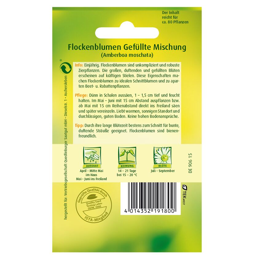 Flockenblume gefüllt, Mischung