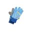 Blaue Kinderhandschuhe mit buntem Muster von Autos