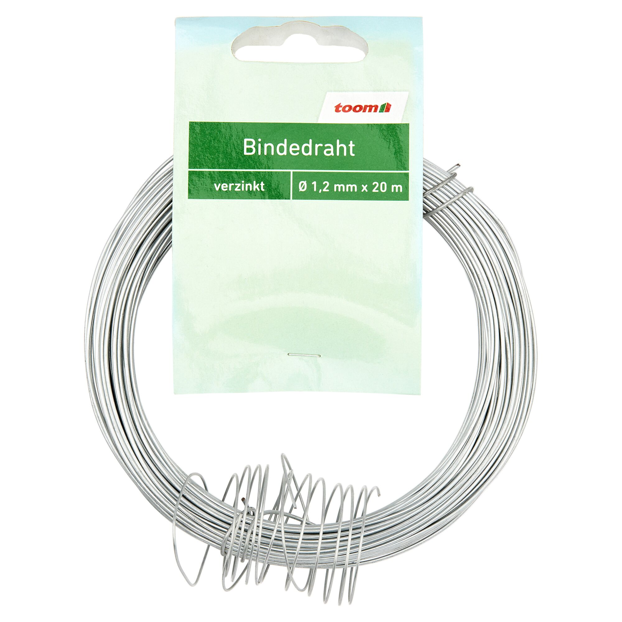 Verzinkter Bindedraht von toom, 1,2 mm x 20 m