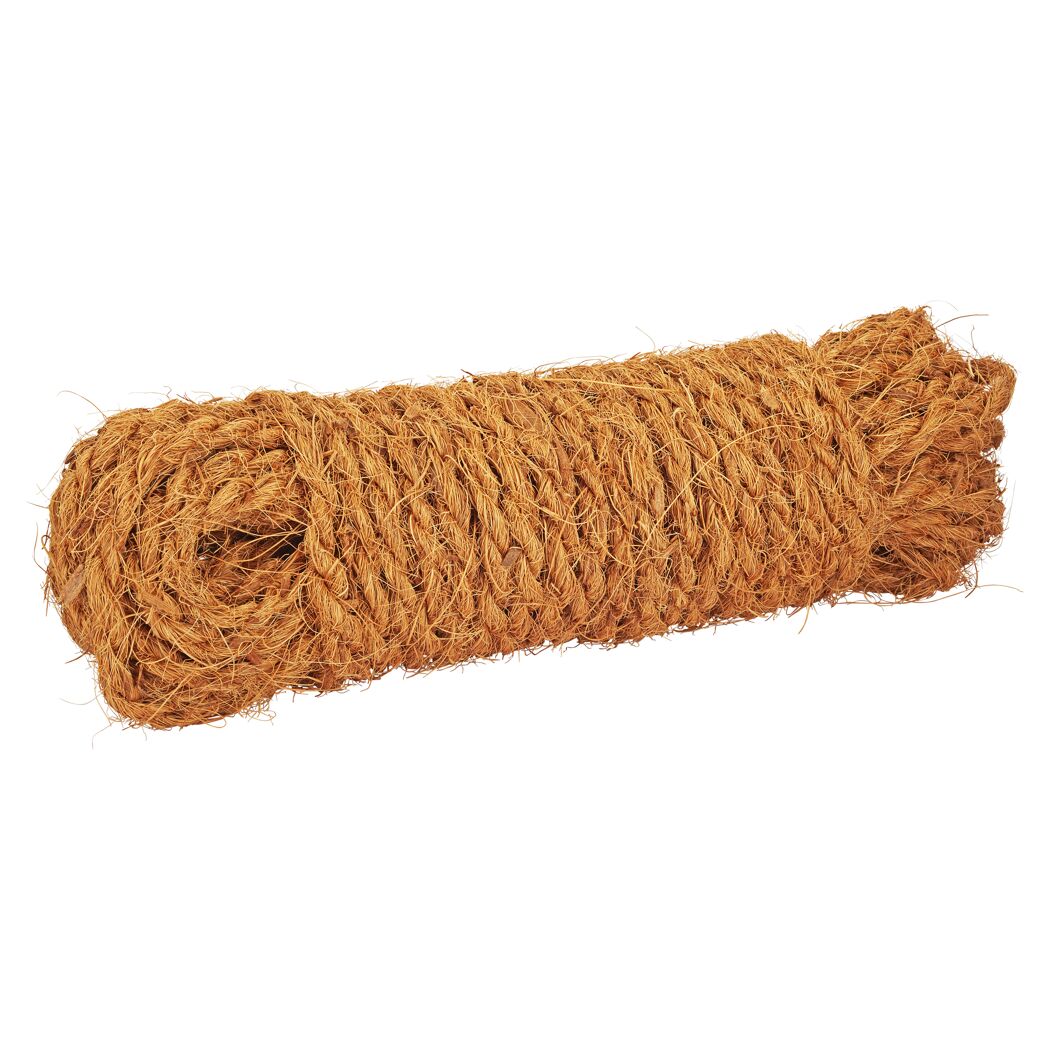 Rolle braunes Kokosgarn