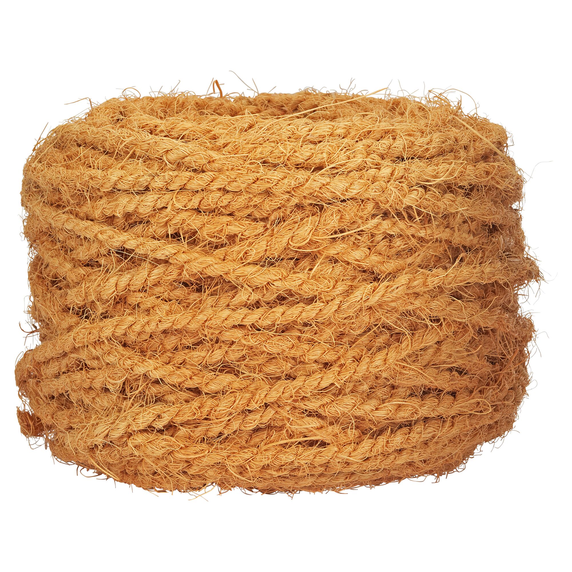 Rolle mit braunem Kokosgarn