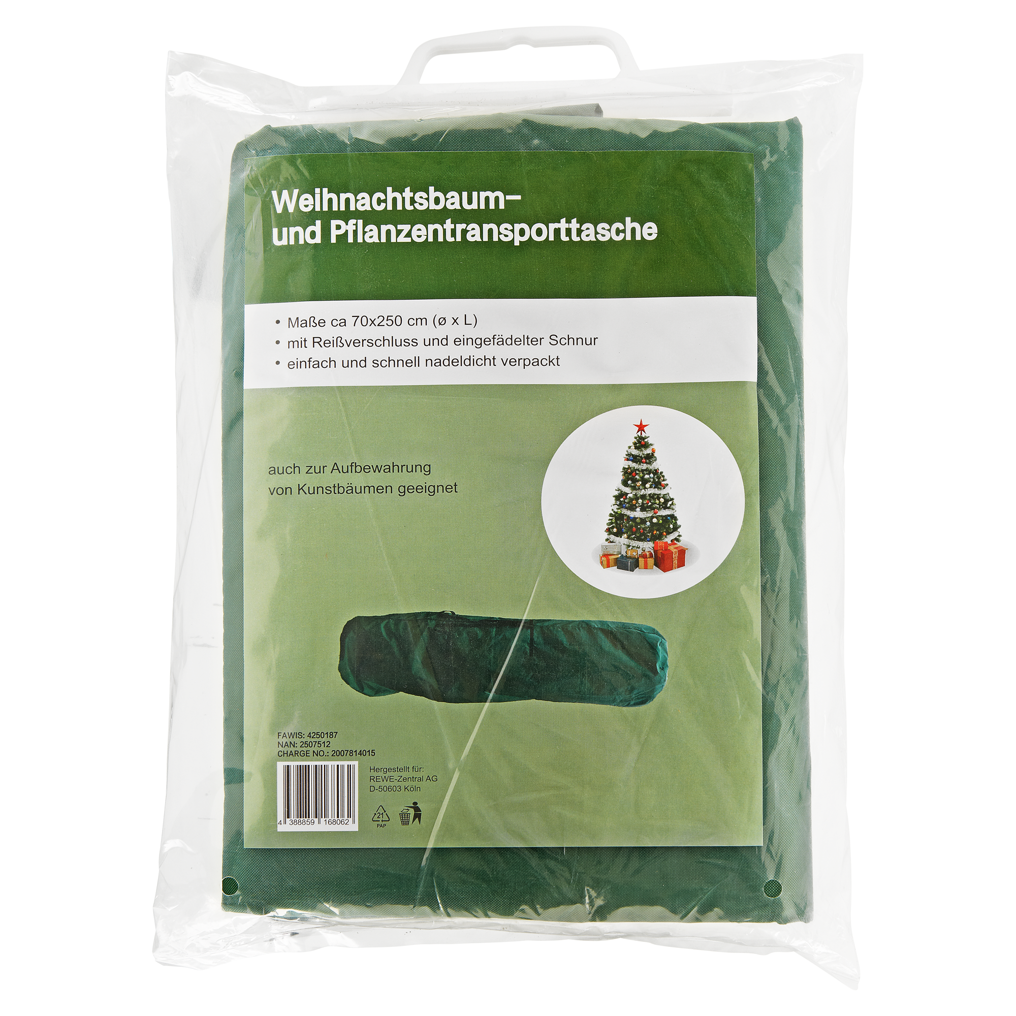 Tiamo Weihnachtsbaum Aufbewahrungstasche Groe Speicher Knstliche  Weihnachtsbaum Transporttasche Mit Griff Weihnachtsbaum Tasche