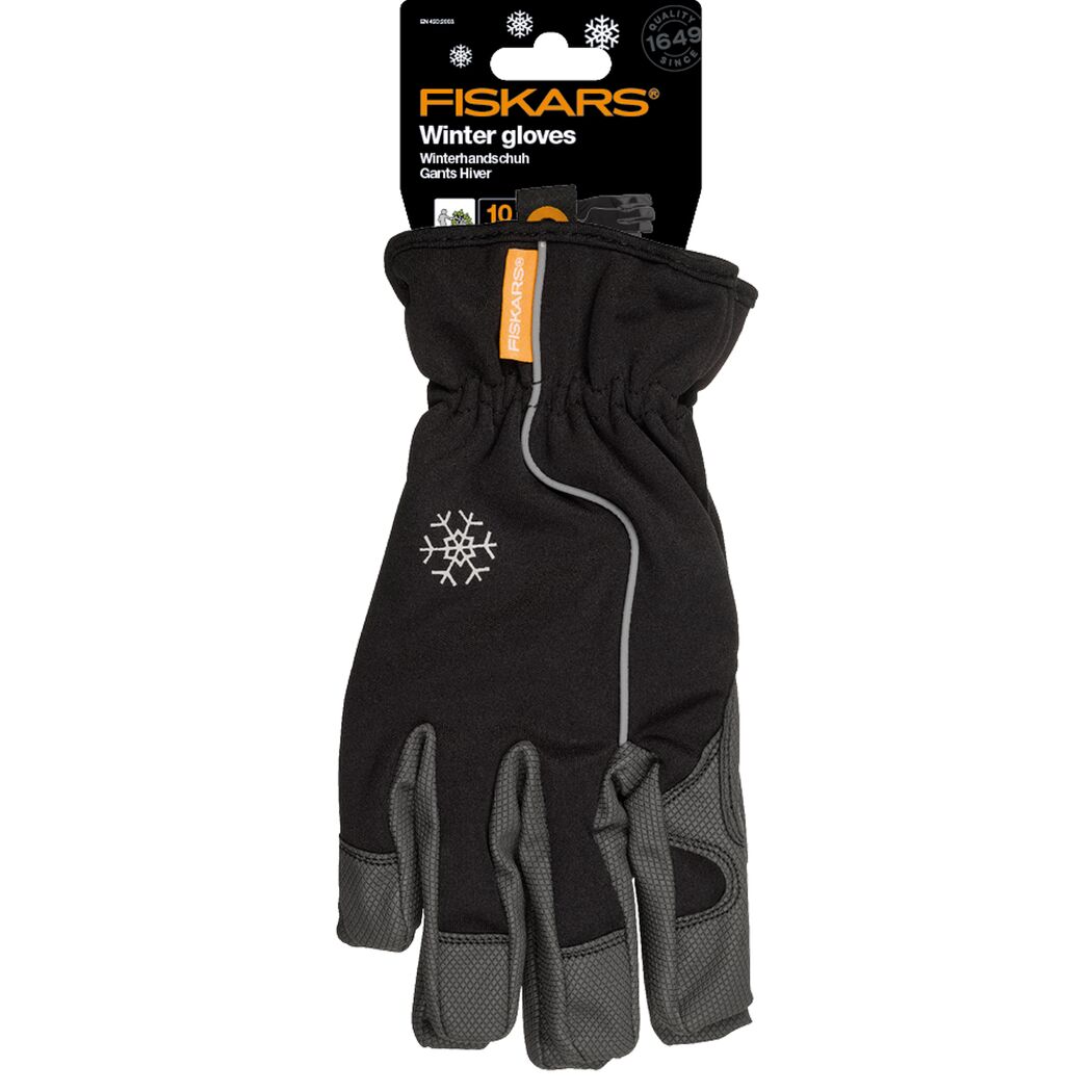 Garten-Arbeitshandschuhe Winter, schwarz Gr. 10