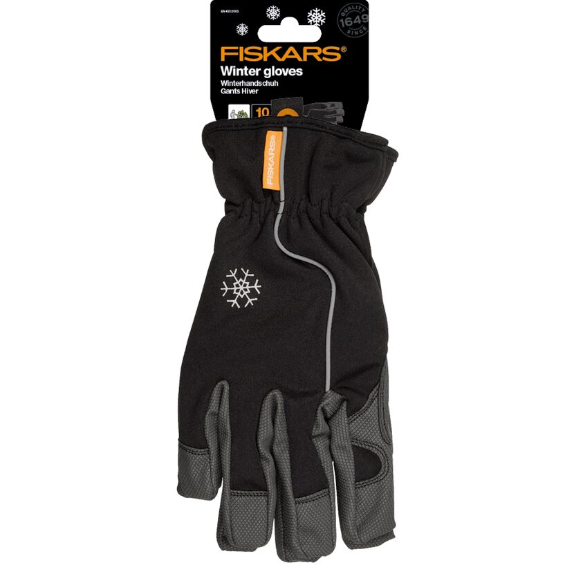 Garten-Arbeitshandschuhe Winter, schwarz Gr. 10