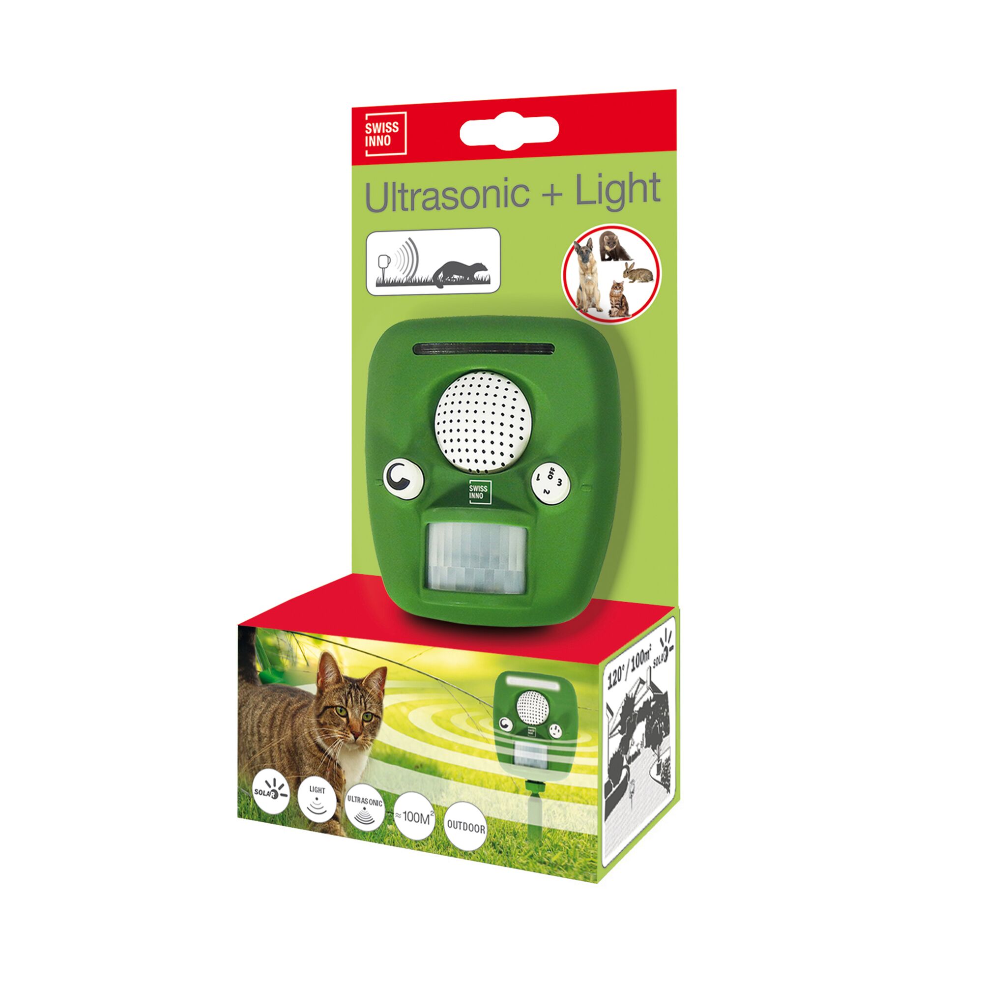 Swissinno Tiervertreiber PRO Ultraschall