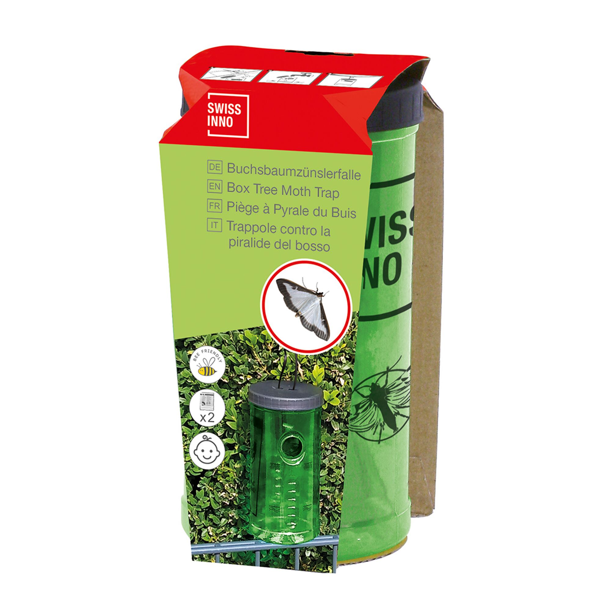Buchsbaumzünslerfalle Swissinno, grün