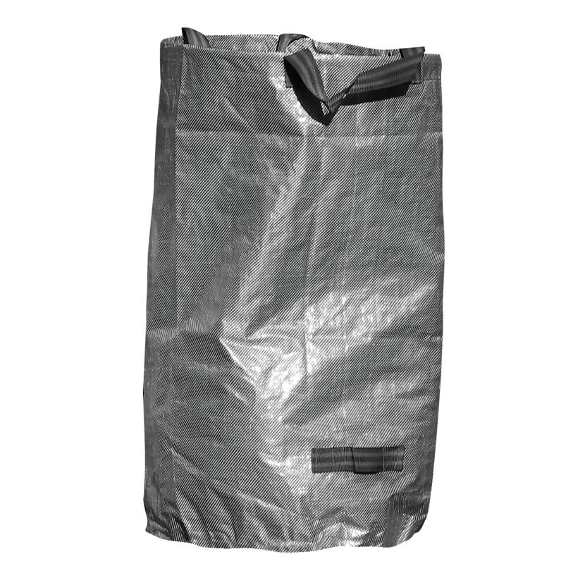 Anthrazitfarbene Gartenabfalltasche 120 l