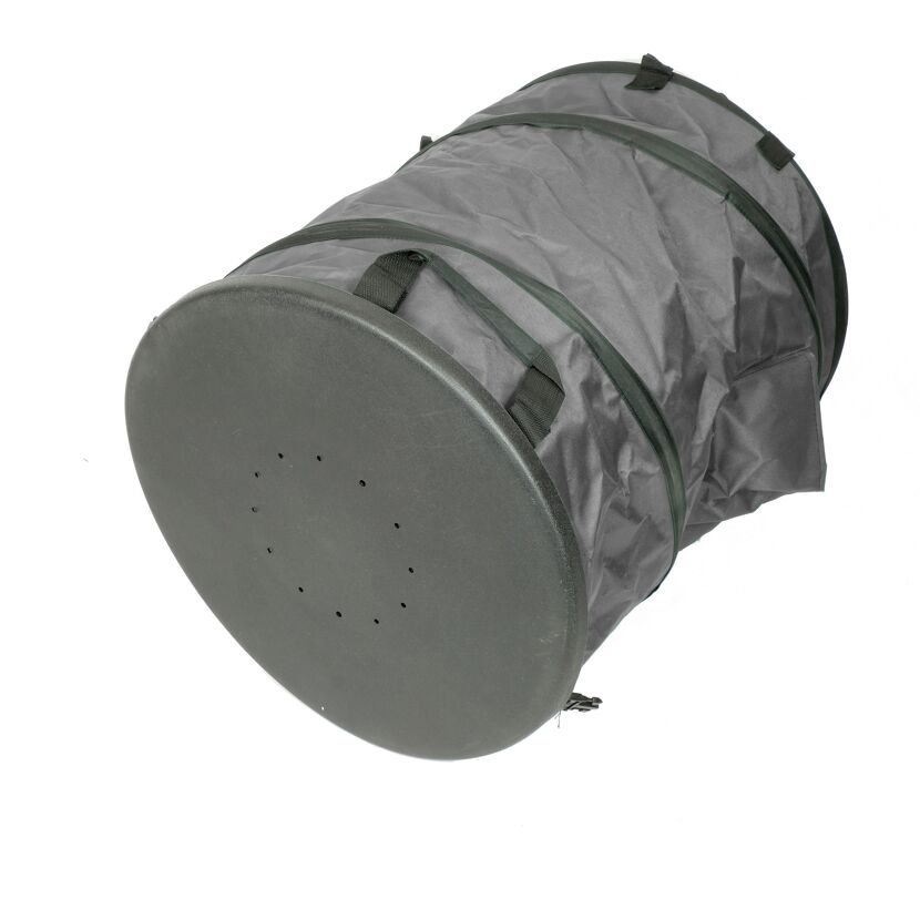 Pop-up Gartenabfall-Sack mit Bodenplatte anthrazit 150 l