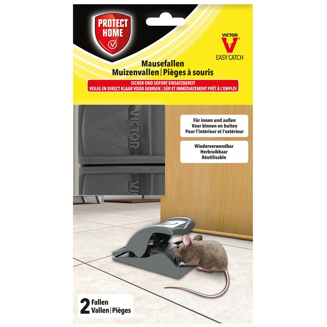 Victor Easy Catch Mausefalle mit Maus