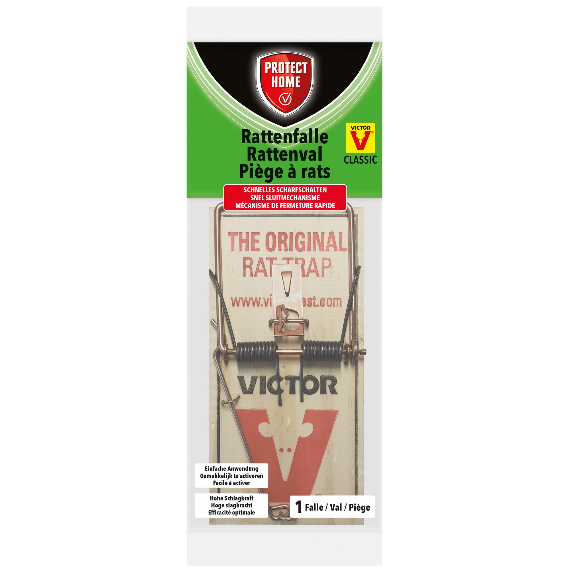Victor Rattenfalle in Verpackung