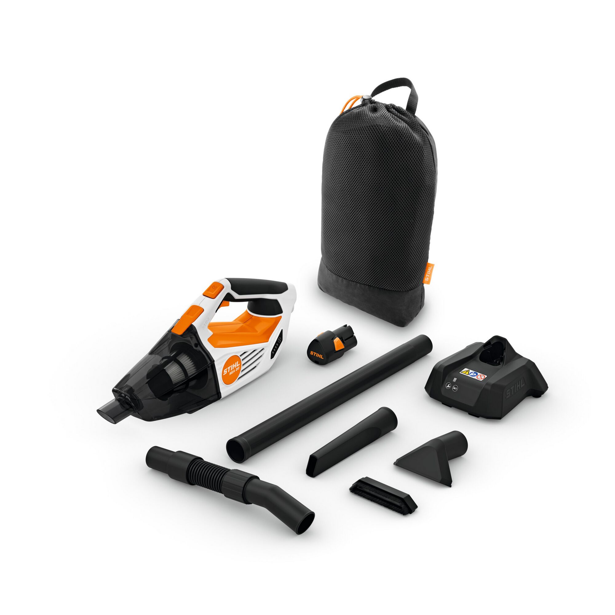 STIHL Akku-Handstaubsauger SEA 20 mit Zubehör