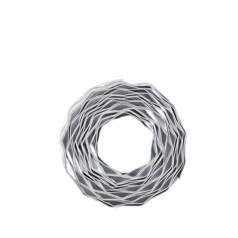 Verzinkte Rasenkante Welle, 500 x 14 cm, aufgerollt