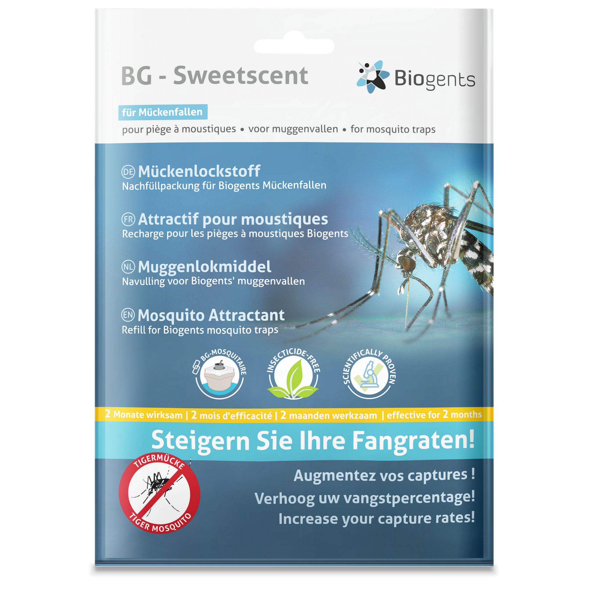 Mückenlockstoff 'Biogents BG-Sweetscent' Nachfüller für 2 Monate