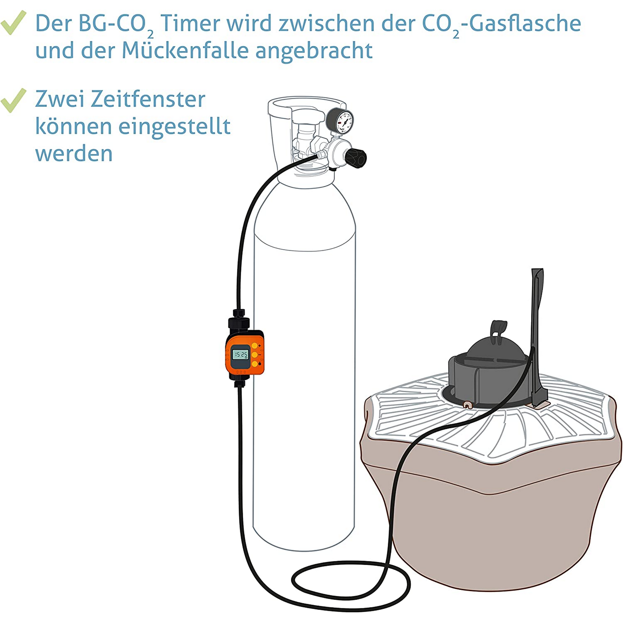 Zeitschaltuhr für Biogents CO₂-Mückenfalle + product picture