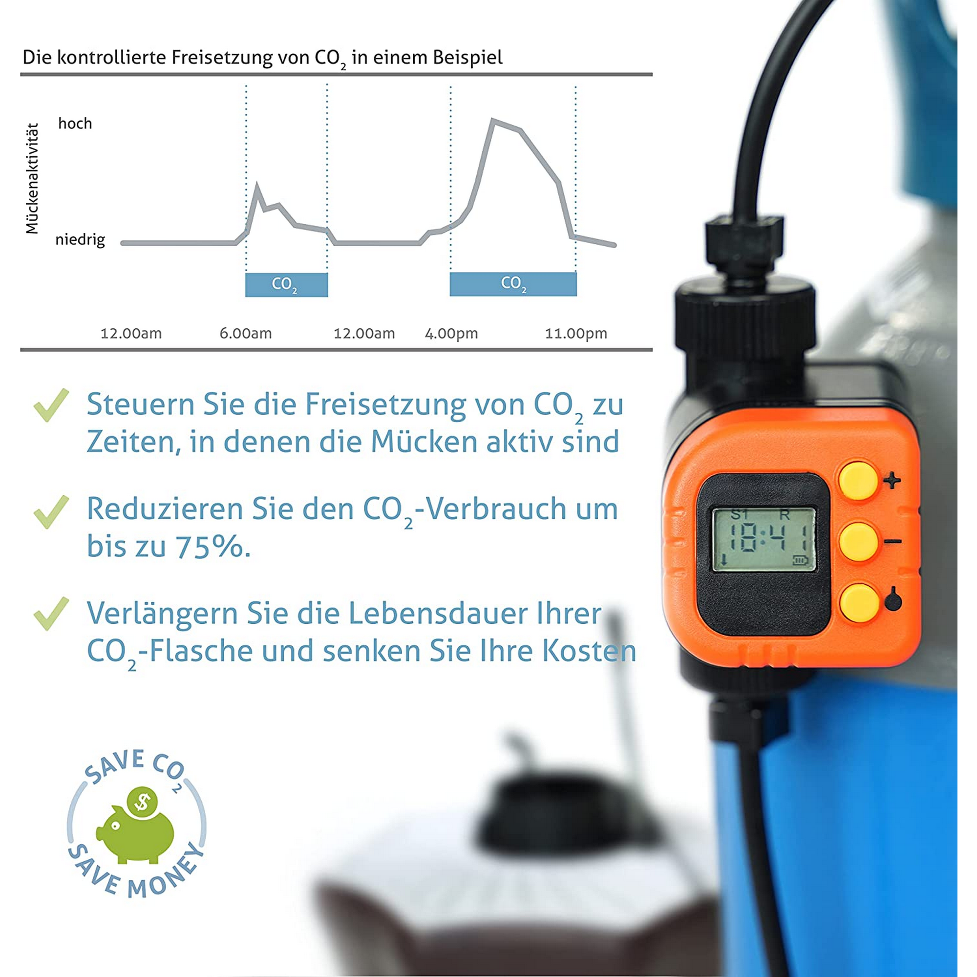 Zeitschaltuhr für Biogents CO₂-Mückenfalle + product picture