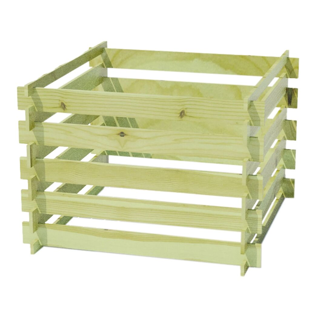 Holzkomposter 100 x 71 x 100 cm