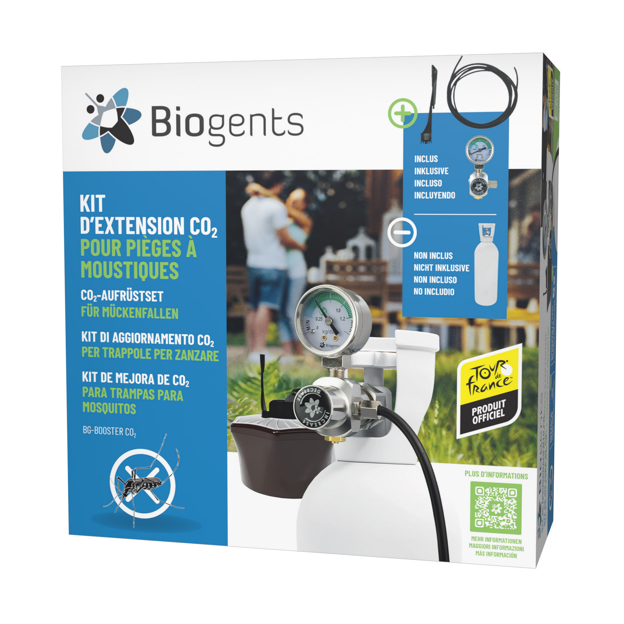 CO₂- Aufrüstset für Mückenfalle BG-Booster