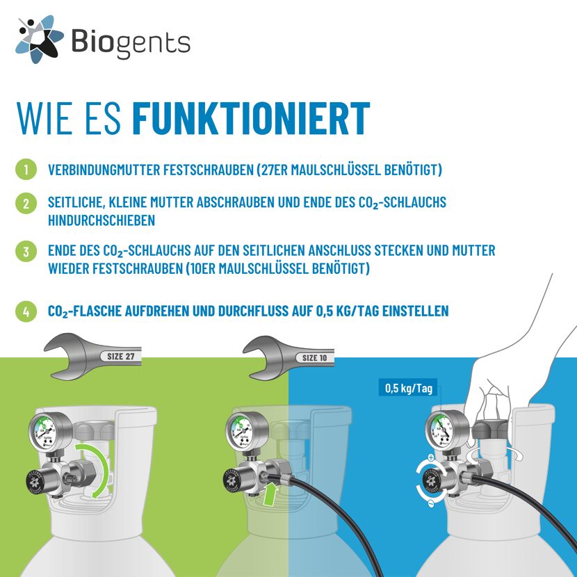 CO₂- Aufrüstset für Mückenfalle BG-Booster