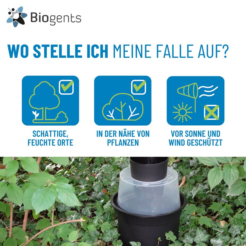 Mückenfalle 'Biogents BG-GAT' gegen Tigermücken, 2 Stück Ø 26 cm