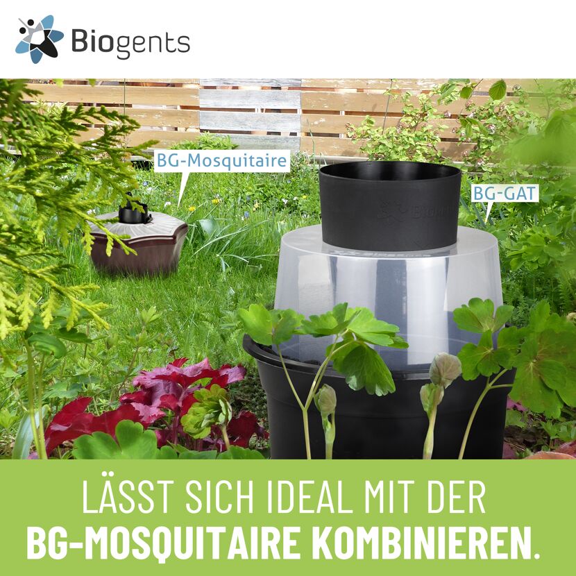 Mückenfalle 'Biogents BG-GAT' gegen Tigermücken, 2 Stück Ø 26 cm