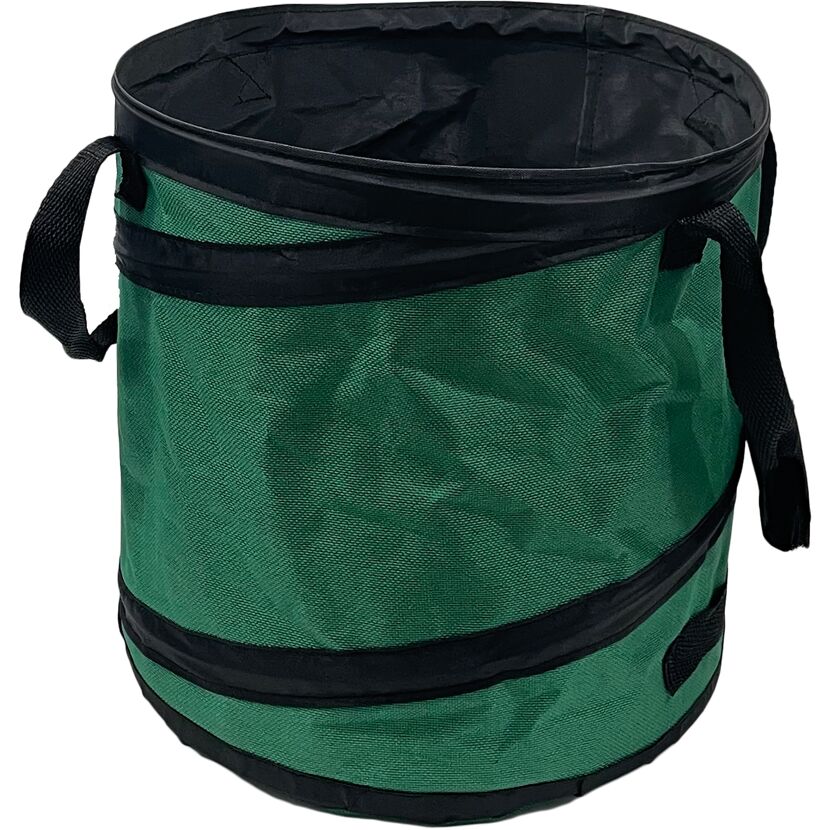 Grüner Gartensack mit zwei Henkeln