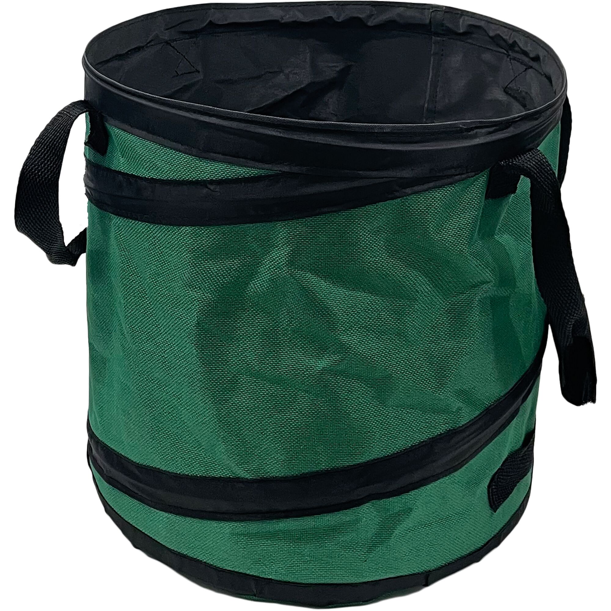 Grüner Gartensack mit zwei Henkeln