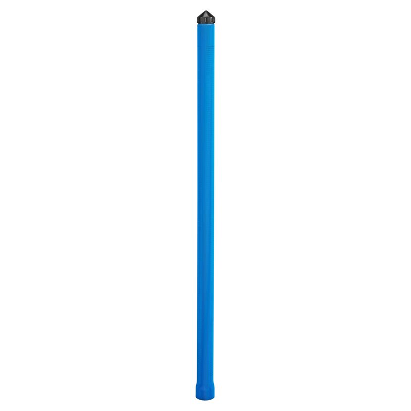 Blauer Rippenfilter mit Kappe