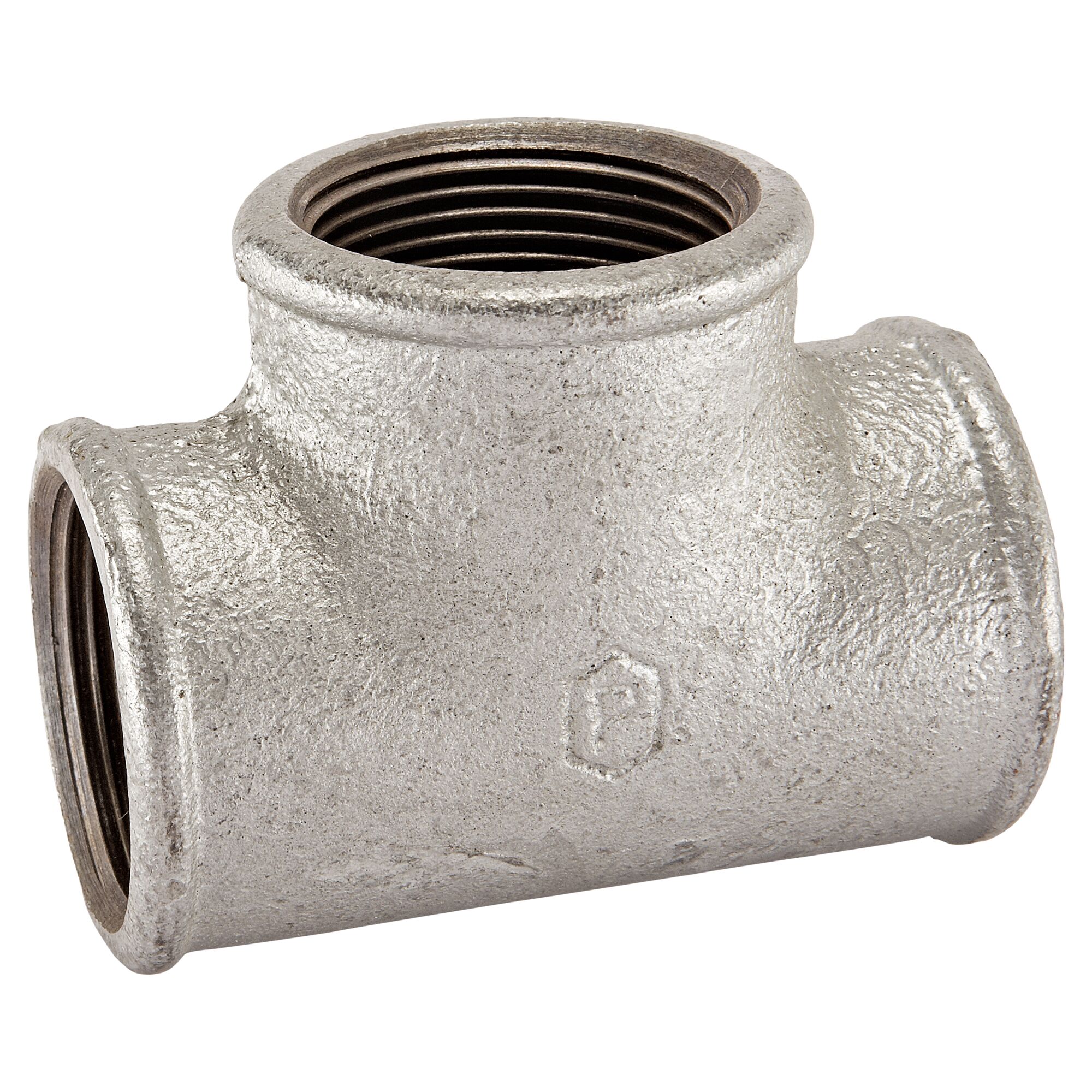 Verzinktes T-Stück 1 1/4 Zoll