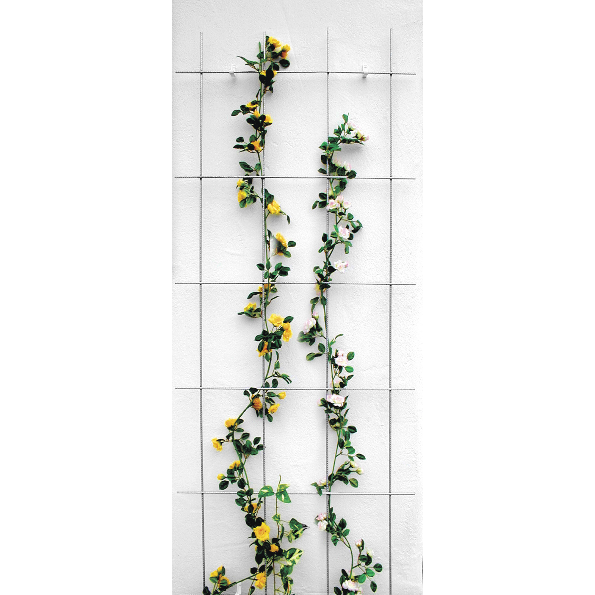 Gitterspalier silbern Zink-rip 60 x 150 cm, 4-strebig + product picture
