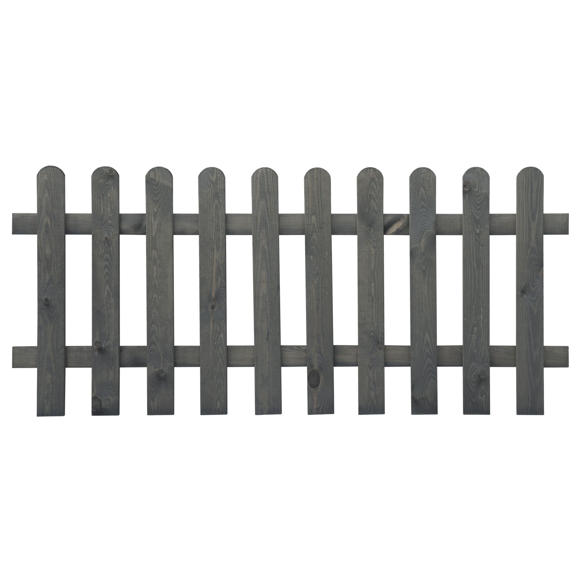 Grauer Holzzaun